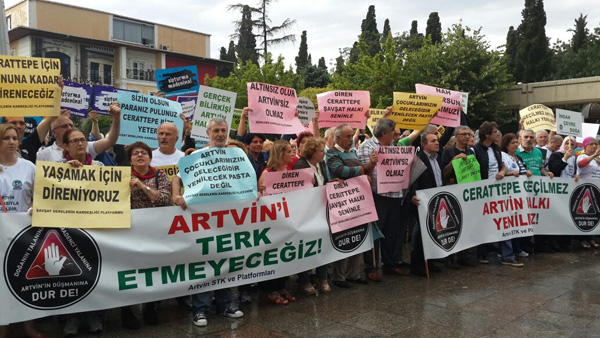 ?stanbul da Artvinliler Cerattepe için birle?ti