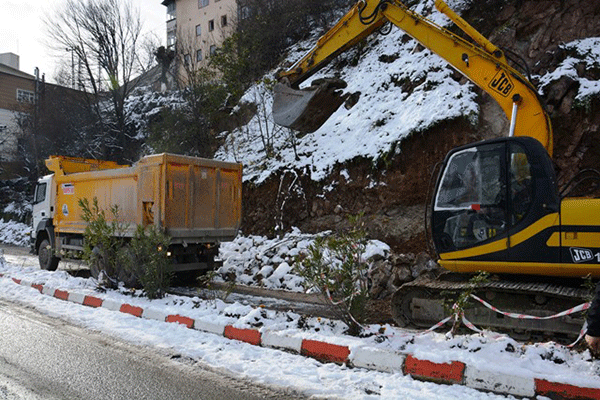 Artvin Belediyesinden Kış mesaisi