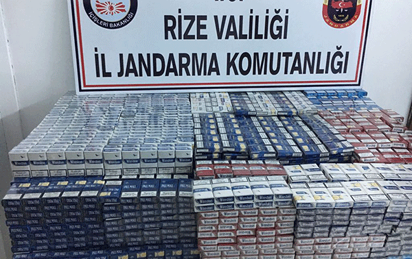 Kaçak sigaraya jandarma engeli