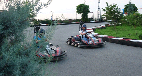 Go-kart kazası