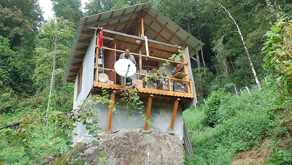 Rize`de sıra dışı bir ev