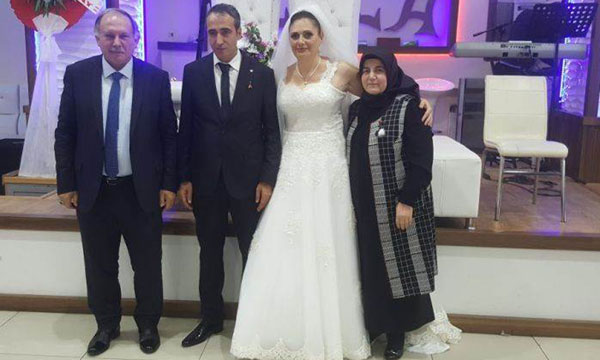Doğanay Şehit yakını düğününde