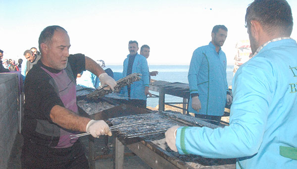 Hamsı şenliği ilgi gördü