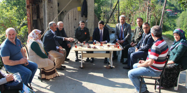 Arhavide Şehit ve Gazi Ailelerine Ziyaret