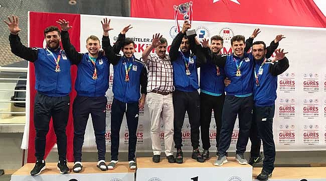 RTEÜ Güreş Takımı Türkiye Şampiyonu oldu