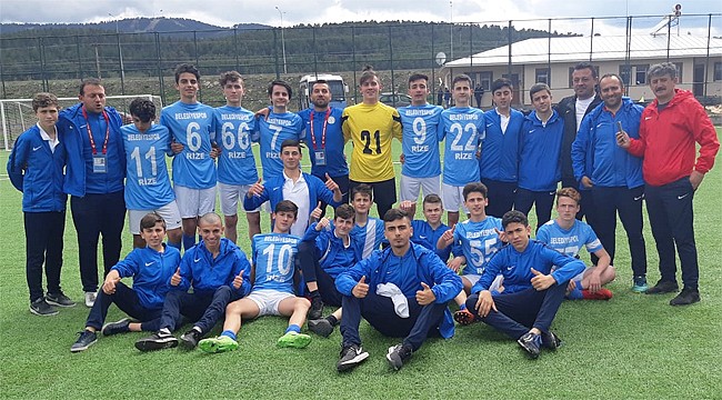 Rize Belediyespor U15, Bölge Şampiyonu oldu