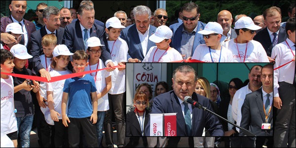 Bakan Bak ve Yazıcı Çözüm Fen Lisesinin Açılışını Yaptı