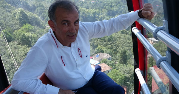 Karadeniz`in en uzun teleferik hattı tamamlandı