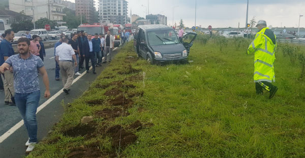 Rize`de kaza: 2`si ağır 10 yaralı