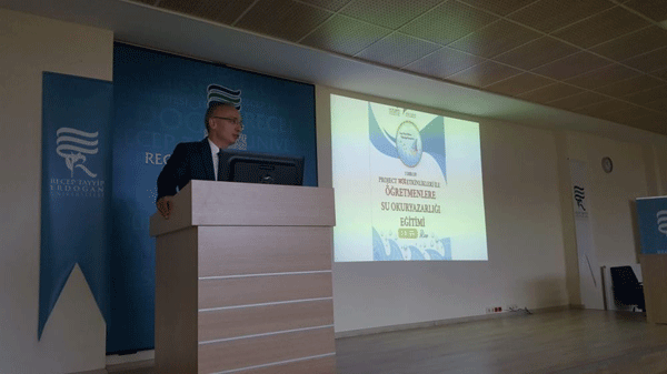 RTEÜ, Su Okuryazarlığı Eğitimi Proje Açılışını Yaptı