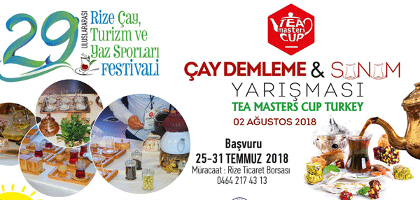 Çay Demleme ve Sunum Yarışması Başlıyor