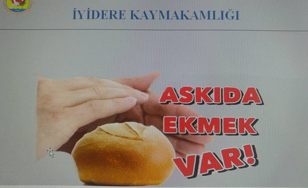 İyiderede askıda ekmek uygulaması başlıyor