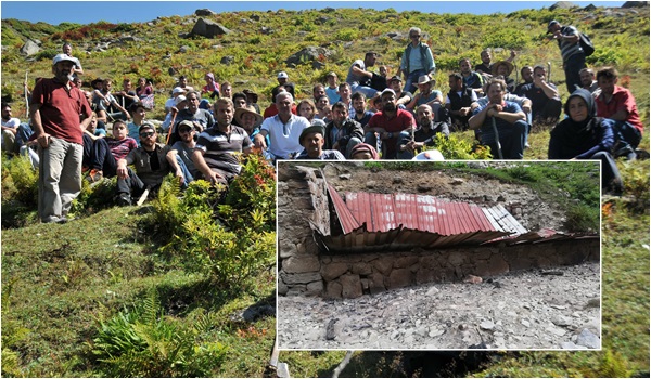 Rize`deki tartışmalı yaylada `4 ev kundaklandı` iddiası