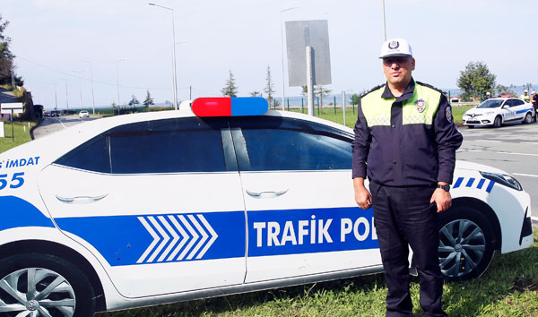 Maket model trafik aracı konuldu, kazalar azaldı