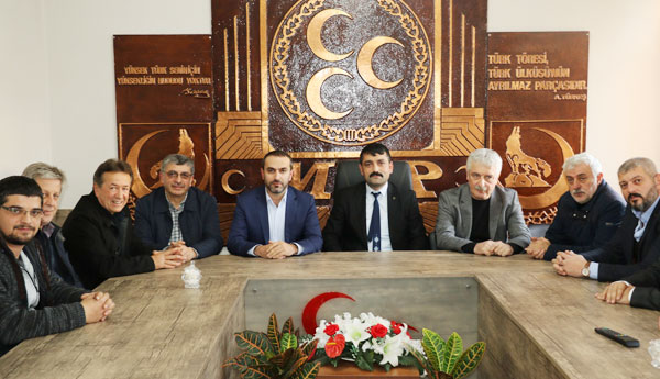 İl Başkanı Alim MHPyi ziyaret etti