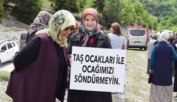 Taş ocağı izni yargıya taşındı