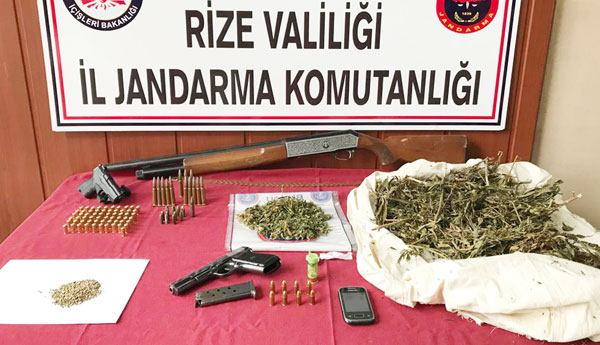 Rizede Jandarma Operasyonu