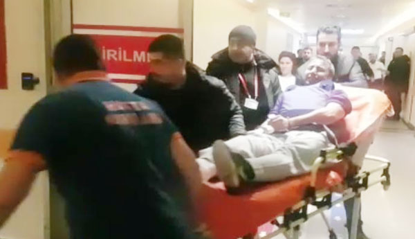 Saldırgan Polis, Sedyede Adliyeye Sevk Edildi