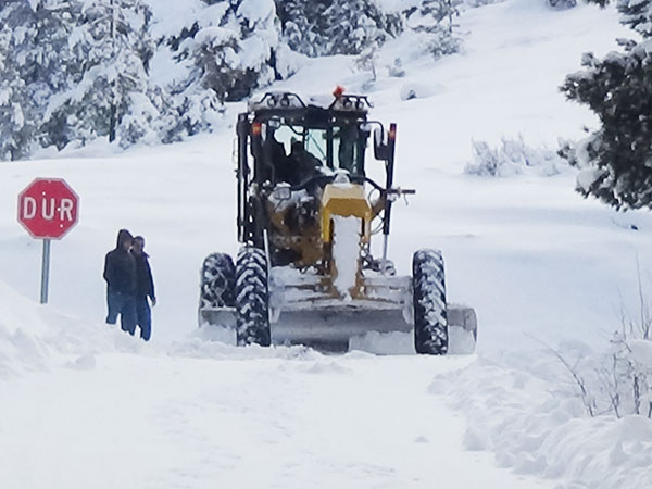 41 köy yolu kar nedeniyle ulaşıma kapandı