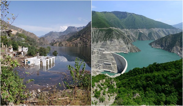 Baraj suları çekildi, ortaya çıkan köyü duyan koştu