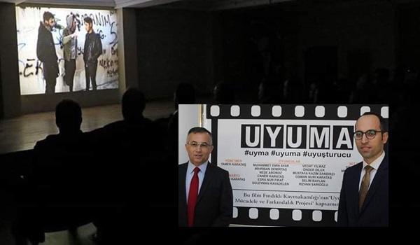 Uyuşturucu ile mücadele için kısa film çektiler