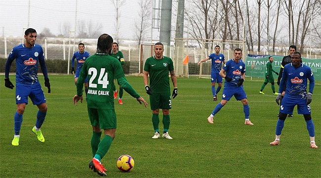 Çaykur Rizespor, Denizlispor ile hazırlandı