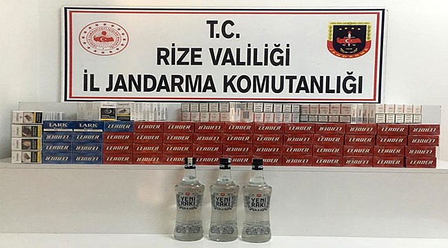 Rize jandarması kaçakçıların peşinde