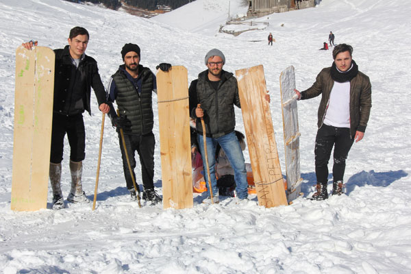 Rize`de petranboardla kayak heyecanı