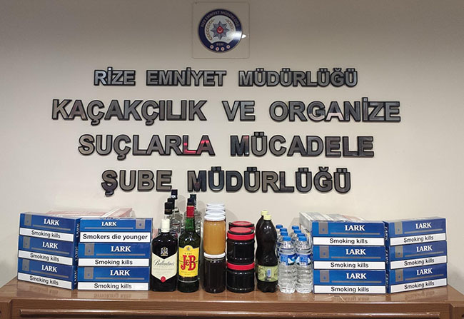 Kaçak içki ve Sigara hortladı