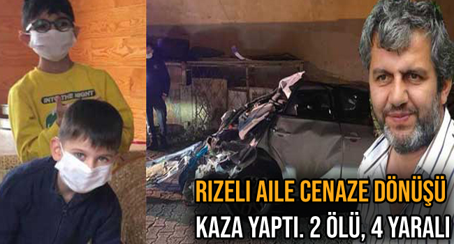 Cenaze dönüşü iki oğlunu kaybetti