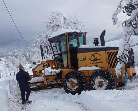 Rize de 81 köy yolu kapalı