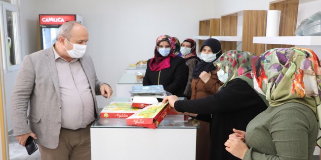 Yusufeli’nde hanımlar üretiyor