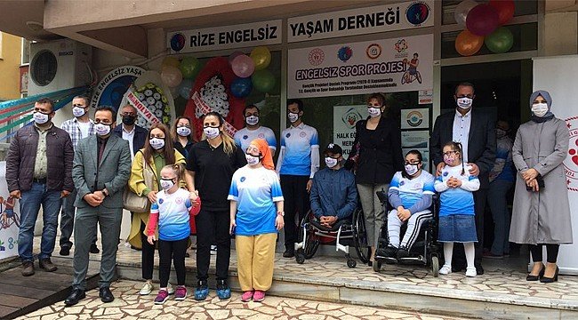 Rize'de Engelsiz Spor Projesi start aldı