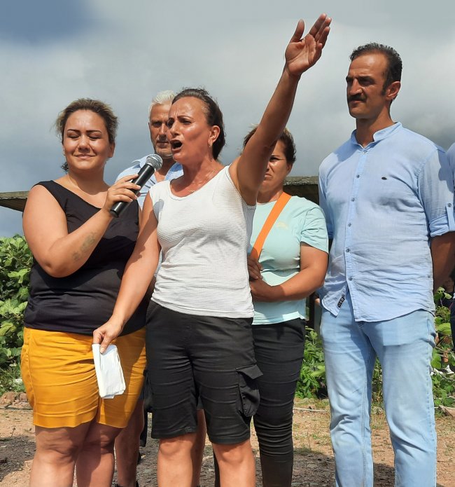 ARDEŞEN PROTESTO İÇİN BİRLEŞTİ