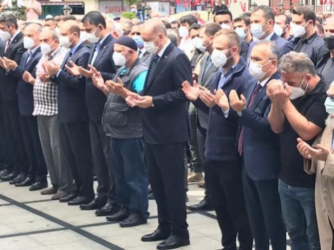 Cumhurbaşkanı Cenaze törenine katıldı