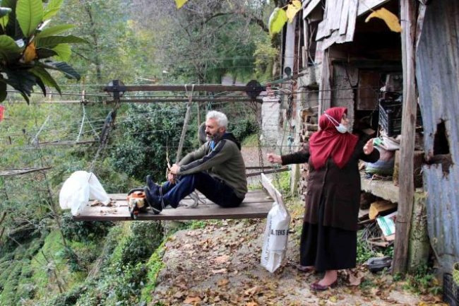 HAVADAN ULAŞIM SAĞLIYORLAR