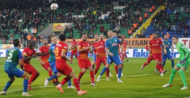 RİZESPOR GALİBİYET İLE MORAL BULDU