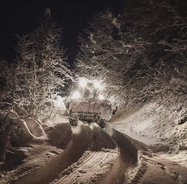 Rize de 305 köy yolu kapandı