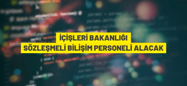 Sözleşmeli personel alım ilanı