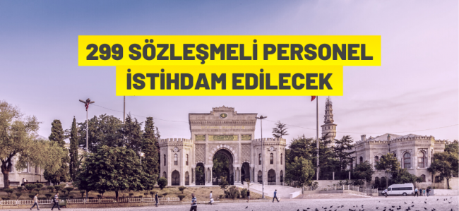 Sözleşmeli personel alım ilanı