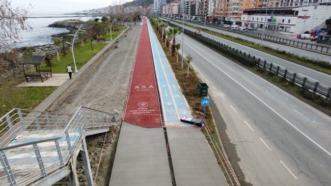 Bisiklet yolu 2 etap çalışmaları başladı