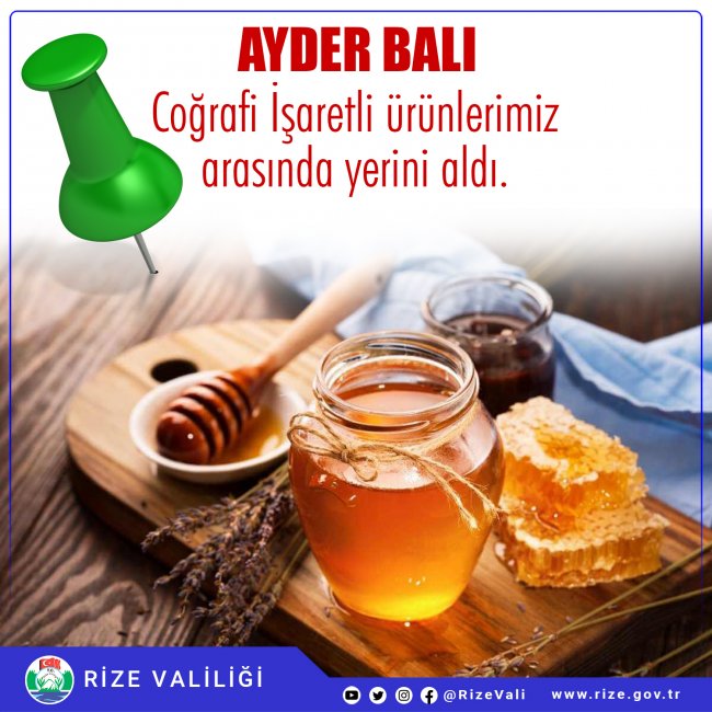 “Ayder Balı” Coğrafi İşaret Tescili Aldı