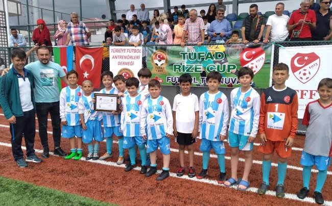 TUFAD Rize CUP Uluslararası U 10 Futbol Şenliği yapıldı