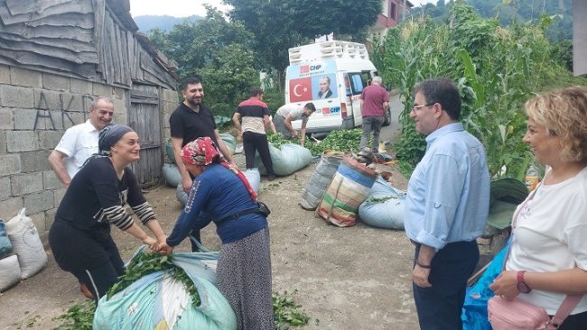 CHP ÇAY BAHÇELERİNDE