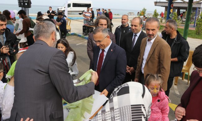 ÖZEL ÇOCUKLARIMIZ DOYASIYA EĞLENDİ.