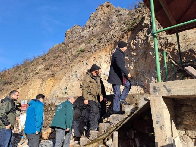 DORUK HEYELAN BÖLGELERİNİ İNCELEDİ