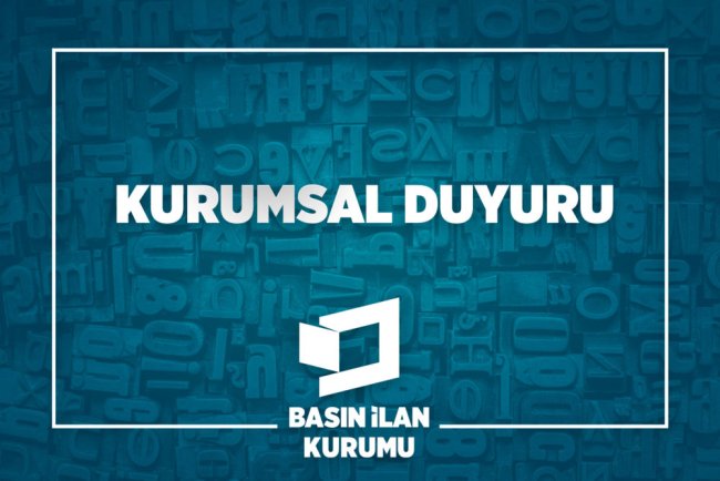 “HİÇ BİR KURUM TEBRİK İLANI VEREMEYECEK”