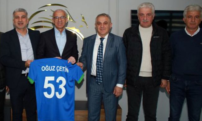 RİZESPOR UN ZİYARETÇİSİ OĞUZ ÇETİN