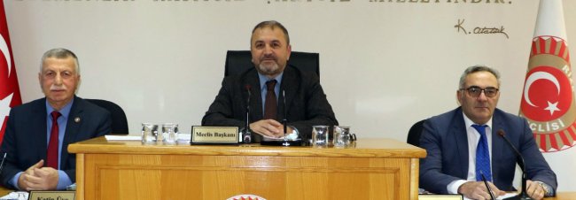 MECLİS ÖNCEKİ DÖNEM BAŞKANI TÜRÜT’Ü KONUK ETTİ