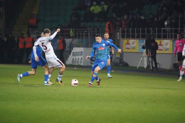 RİZE SPOR EL ÖPTÜRDÜ 1-0